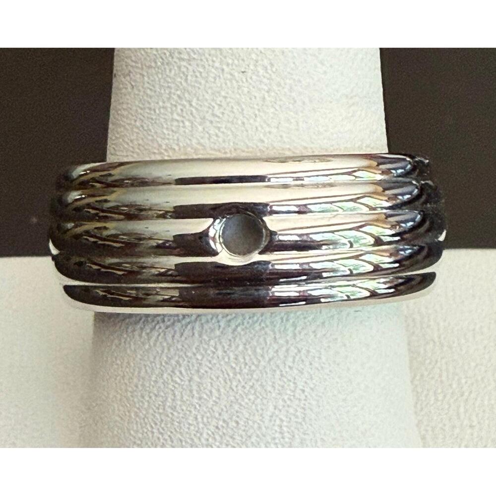 NEW QUDO women's sanza ring in silver
